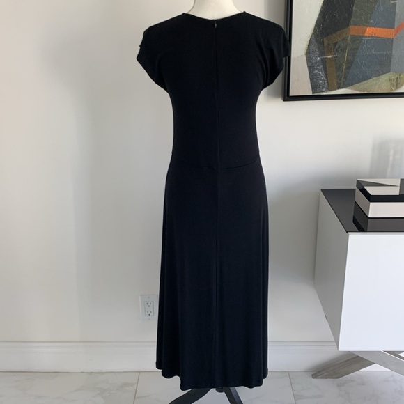 Vince black knit sleeveless midi dress - size M - Picture 3 of 5